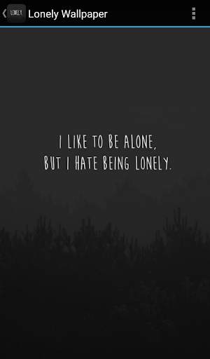 Lonely Wallpaper screenshot 7