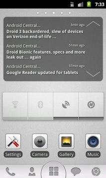 GO Launcher EX Theme Grey screenshot 4