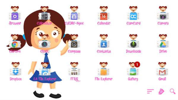 girlysh for Total Launcher screenshot 4