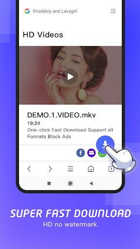 Video Browser-Powerful web video download browser screenshot 2