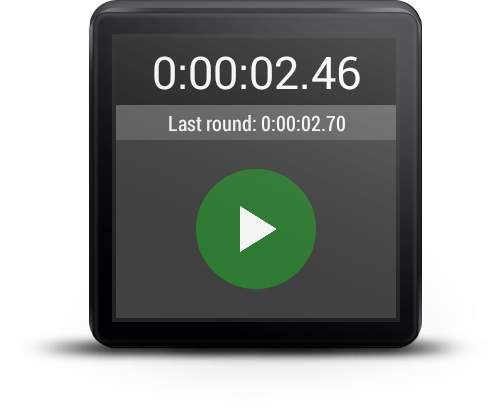 Stopwatch For Wear OS (Android Wear) screenshot 1