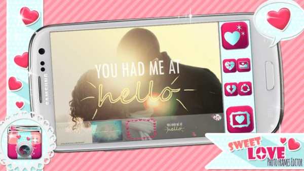 Sweet Love Photo Frames Editor screenshot 2