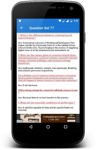 Mechanical Engineering Q/A screenshot 5