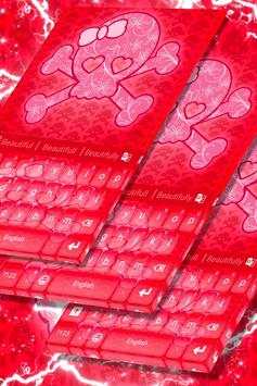 Keyboard Theme with Skull screenshot 1