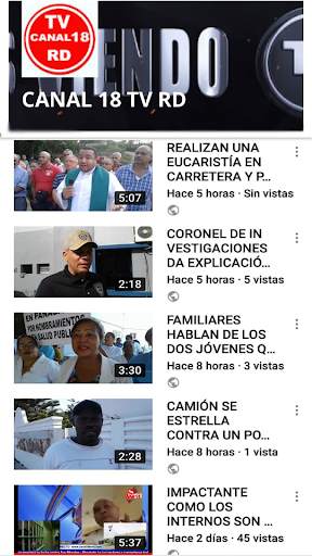 CANAL 18 TV RD screenshot 2