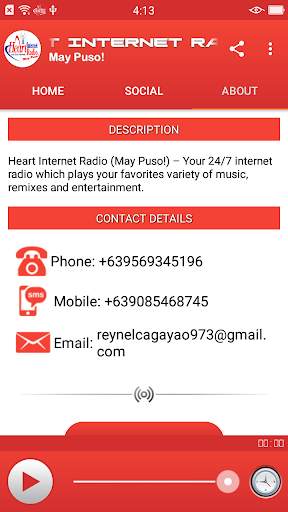 Heart Internet Radio 4 تصوير الشاشة