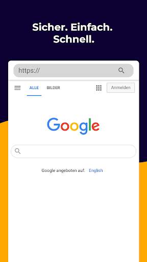 JTA Browser - Schnell, Einfach & Sicher Surfen screenshot 1