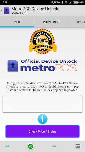 metroPCS Unlock screenshot 1