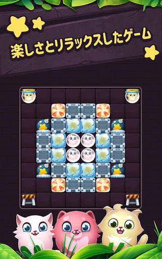 クラシックブロックパズルゲーム1010：無料の猫ポップゲーム screenshot 18