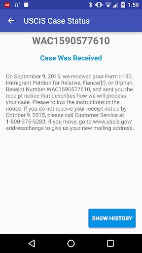 Status Tracker for USCIS Case screenshot 4