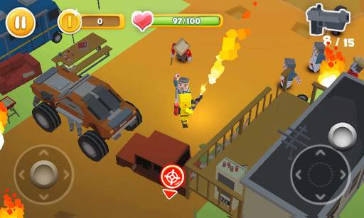 Pixel Perang Zombie screenshot 2