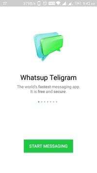 Fast Whatsapp Telegram (Best messenger) screenshot 1