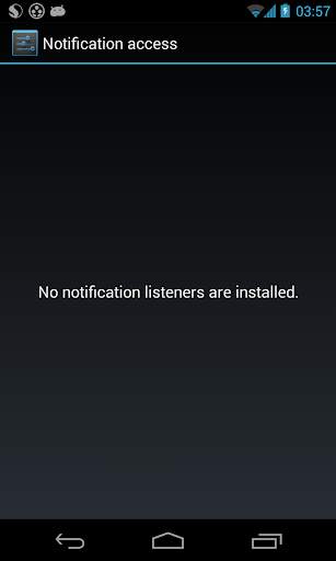 Notification Listener Settings screenshot 1