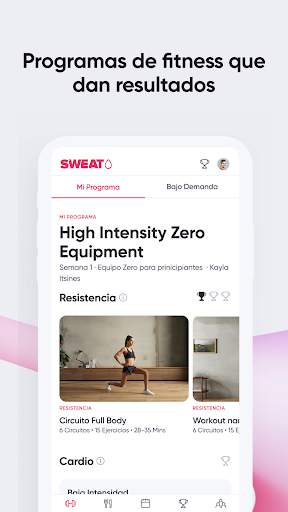 Sweat: Fitness para mujeres screenshot 2