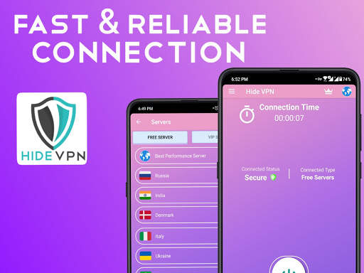 Free Hide VPN Turbo Fast VPN screenshot 1