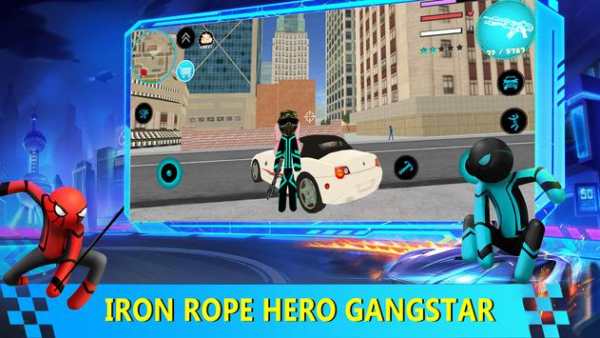 StickMan Game: Anger of Iron Rope Hero Gangastar screenshot 4