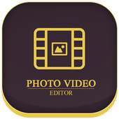 Photo video editor logo