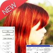 change hair color in photo logo