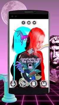 Aesthetic Photo Editor – Glitch Vaporwave Stickers screenshot 3