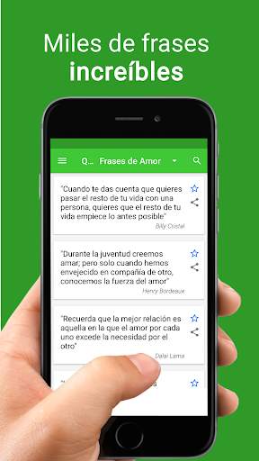 Frases, mensajes y citas para Facebook y Whatsapp screenshot 1