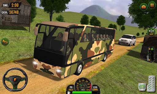 US Army Military Bus Driving screenshot 5