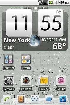 Gray GO Launcher EX Theme screenshot 1