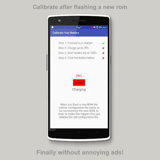 NoAd Battery Calibrator [ROOT] screenshot 1