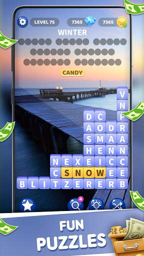 Word Crusher Puzzle - free lucky game to big win screenshot 4
