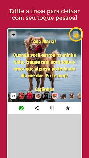 Frases e Mensagens de Amor screenshot 7