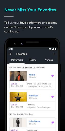 Ticketmaster－Buy, Sell Tickets to Concerts, Sports स्क्रीनशॉट 6