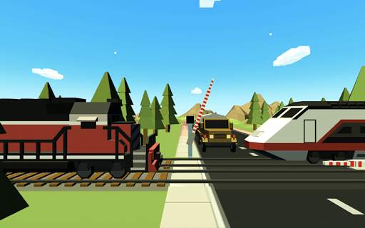 Railroad crossing mania - Ultimate train simulator screenshot 1