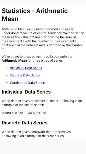 STATISTICS NOTES скриншот 6