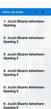 Anime Music Jojo Songs (Offline) screenshot 1