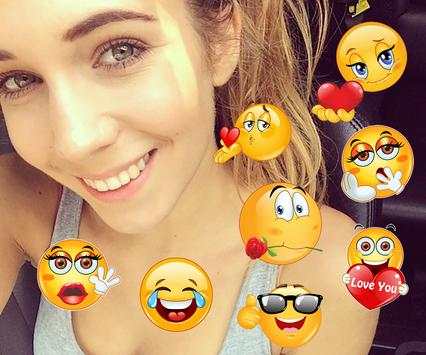 Emoji on Photo Editor & Photo Filter Effects screenshot 1