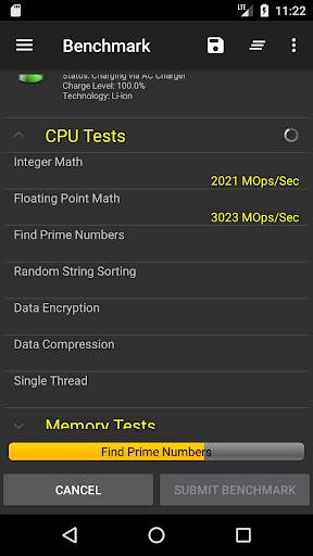 PassMark PerformanceTest screenshot 2