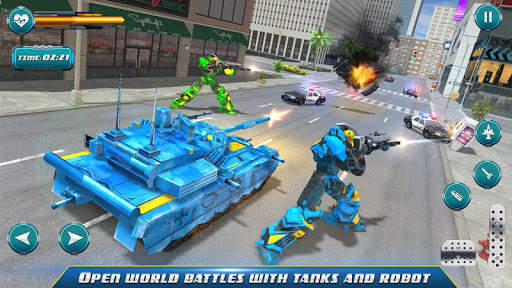 Robot furtif transformant des jeux de voiture screenshot 10