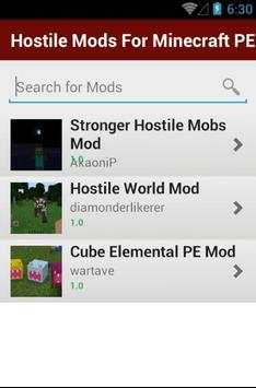 Hostile Mods For Minecraft PE screenshot 2