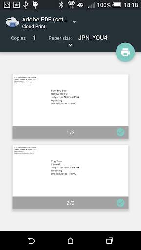 Phone Address-Book to Envelope screenshot 8