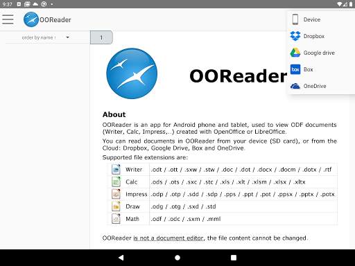 OOReader 10 تصوير الشاشة