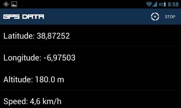GPS Data screenshot 2
