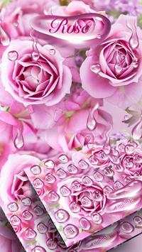 Rose waterdrops toetsenbord screenshot 3