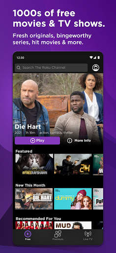Roku Channel: Free streaming for live TV & movies screenshot 1