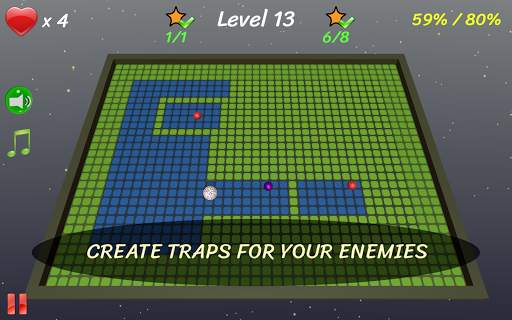 Xonix 3D: classic arcade game screenshot 9
