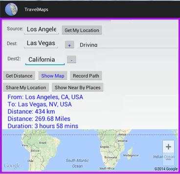 Travel Map screenshot 1