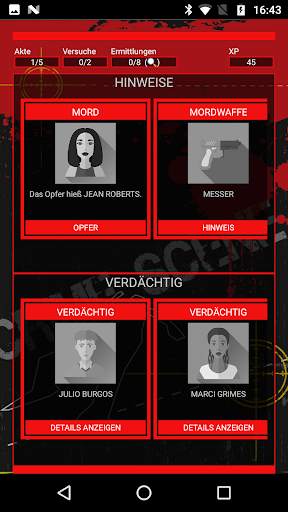 CrimeBot: detektiv spiele screenshot 1