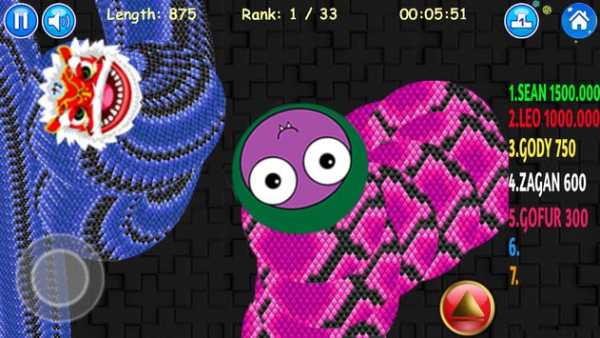 Snake Worm Zona Cacing Offline Zone 2020 screenshot 3