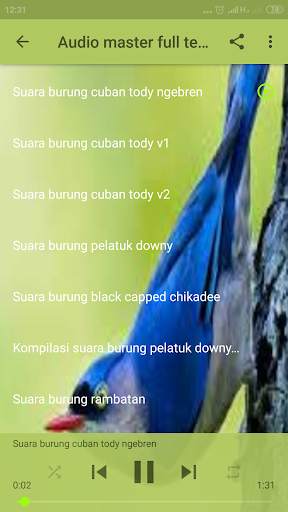 Audio Masteran Burung Tipe Nembak Kasar screenshot 5
