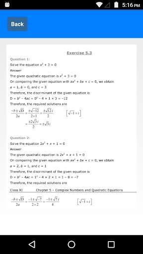 Class 11 Maths NCERT Solutions screenshot 3