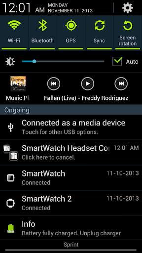 SmartWatch Motion Headset screenshot 1