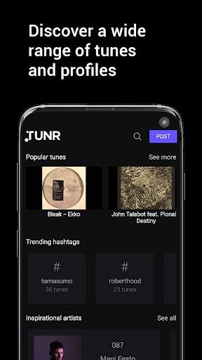 Tunr - One central place for sharing tunes screenshot 6